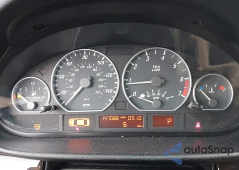 2002 BMW 330Ci из США, поврежденный, VIN WBABS53422JU93267